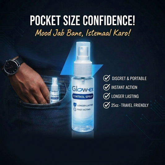 Glow-ex Control Spray (25cc) with a limited-time free shipping offer |Privacy Guaranteed|