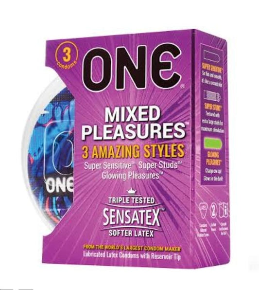 ONE MIXED PLEASURES CONDOMS
